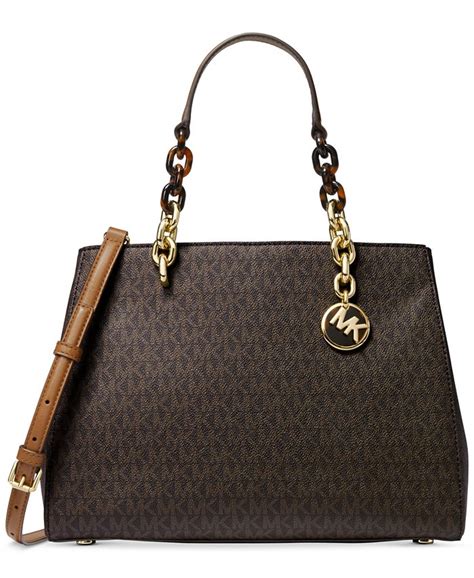 michael kors cynthia convertible satchel|michael michael kors cynthia medium convertible satchel.